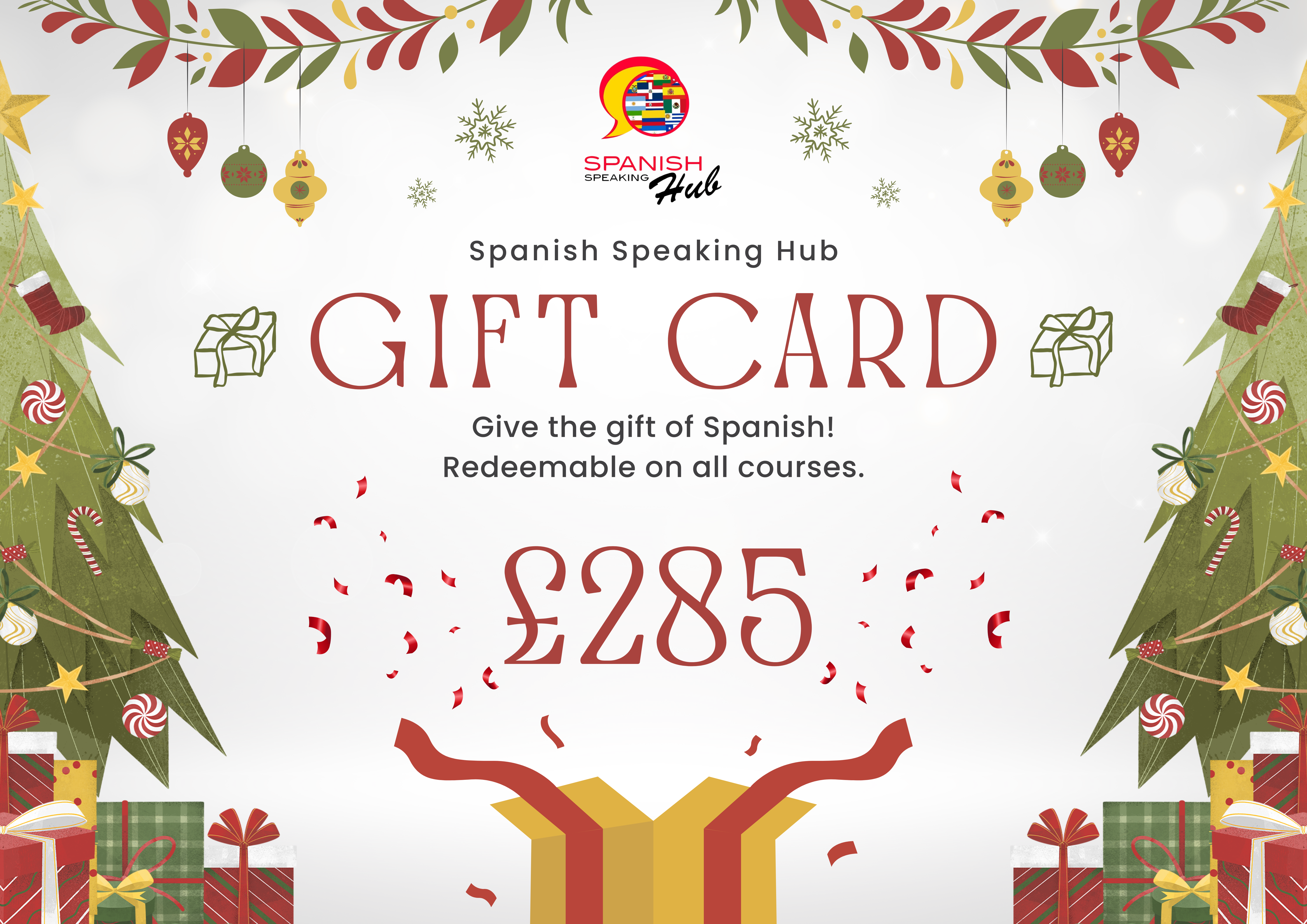 Gift card - £285 (10-week adult group class)