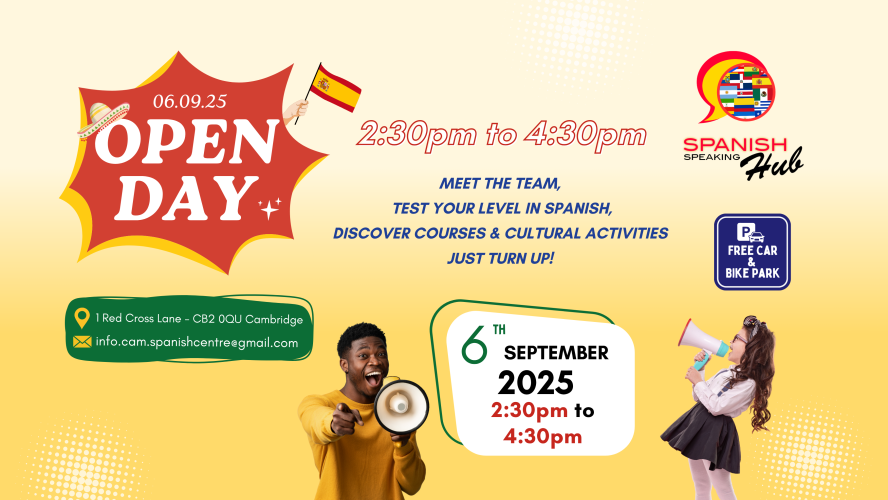 Spanish Speaking Hub OPEN DAY!