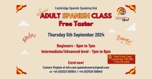 Adult Spanish Class free taster