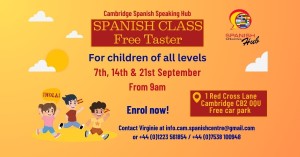 Spanish Class free taster for children of all levels